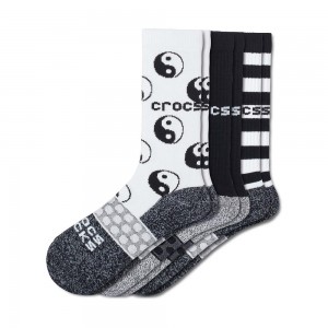 Crocs Adult Crew Easy Icon 3New Zealand -Pack Men Socks Multicolor | PUMKCG874