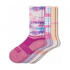 Crocs Adult Crew Seasonal Day Dreamer 3 Pack Men Socks Multicolor | HZCMDL625