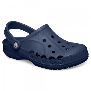 Crocs Baya Men Clogs Navy | XJQWCN521