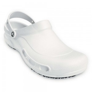 Crocs Bistro Men Clogs White | ZVAMUF510