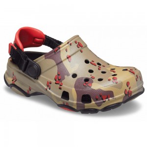 Crocs Classic AllNew Zealand -Terrain Desert Kids' Clogs Brown | VGFHRI057