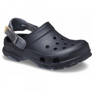 Crocs Classic AllNew Zealand -Terrain Kids' Clogs Black | OZSJTL102