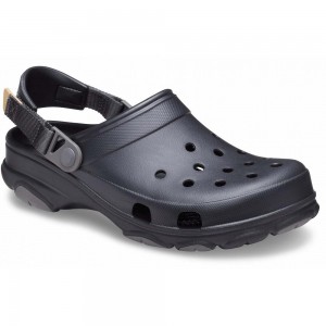 Crocs Classic AllNew Zealand -Terrain Men Clogs Black | BOQXUT261