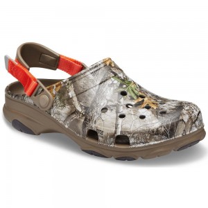 Crocs Classic AllNew Zealand -Terrain Realtree Edge Men Clogs Brown | JNBTSG714