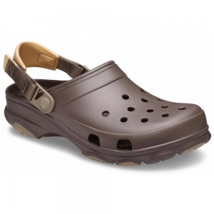 Crocs Classic AllNew Zealand -Terrain Women Clogs Coffee | TOJRQL924