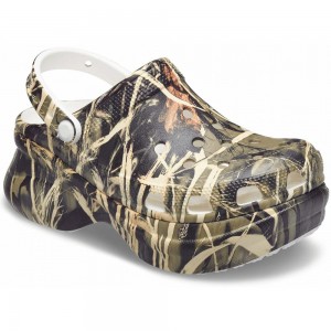 Crocs Classic Bae Realtree Women Clogs Brown | EGXIKT715