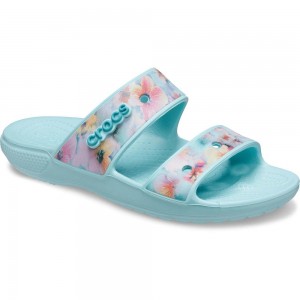 Crocs Classic Dream Men Sandals Turquoise | GSDNFA684