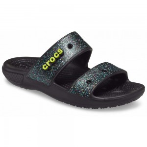 Crocs Classic Glitter Men Sandals Orange | TVKWIM910