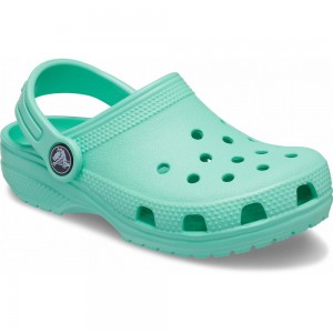 Crocs Classic Kids' Clogs Mint | CHGWMB870