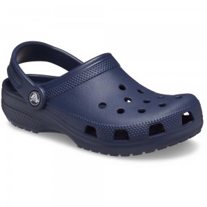 Crocs Classic Kids' Clogs Navy | CBGUZD629