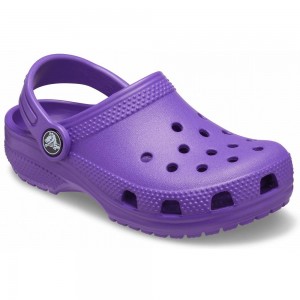 Crocs Classic Kids' Clogs Purple | XARNYQ937