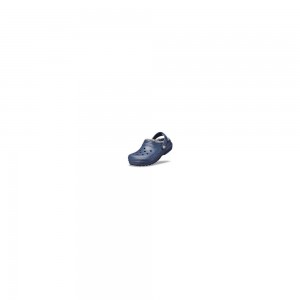 Crocs Classic Lined Kids' Clogs Navy | RMUVDZ462
