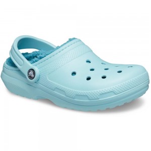 Crocs Classic Lined Men Clogs Turquoise | HZXTOC496