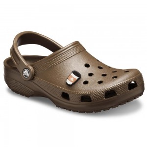 Crocs Classic Men Clogs Coffee | CXMIWJ591