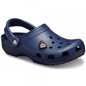 Crocs Classic Men Clogs Navy | XMEFOI675