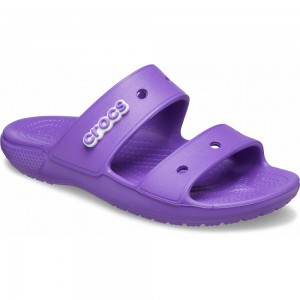 Crocs Classic Men Sandals Purple | IRXWUS296