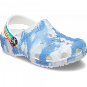 Crocs Classic Out of this World II Kids' Clogs White / Blue | DJGFNM127