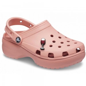 Crocs Classic Platform Women Clogs Pink | WRDJNO198