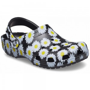 Crocs Classic Vacay Vibes Men Clogs Black / White | CDYBOS875