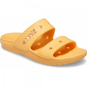 Crocs Classic Women Slides Orange | VHGMSD178