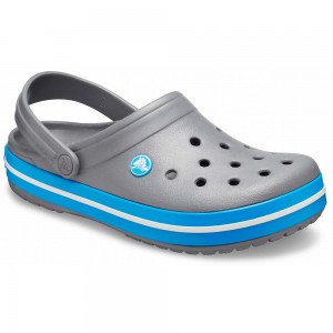 Crocs Crocband™ Men Clogs Silver | MQWBFZ790