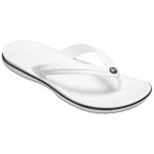 Crocs Crocband™ Men Flip Flops White | DKRNEL603
