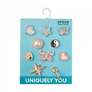 Crocs Cutsey Elevated 10 Pack Men Jibbitz Charms | QEGRHX537