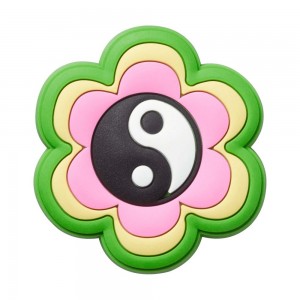 Crocs Flower Ying Yang Men Jibbitz Charms | YFMETW154
