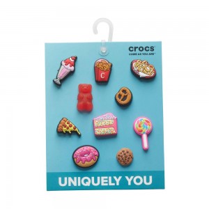 Crocs Food Lover 10 Pack Men Jibbitz Charms | WHXEFA603