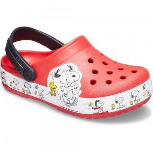 Crocs Fun Lab Snoopy Woodstock Kids' Clogs Red | FNMCXD483