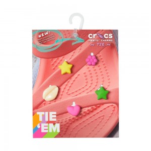 Crocs Girl Sandal Tie 5 Pack Men Jibbitz Charms | IYNERH042