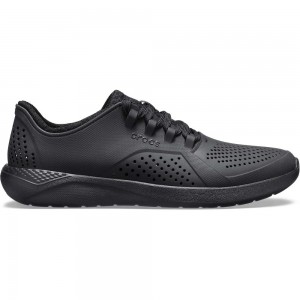 Crocs LiteRide™ Pacer Men Sneakers Black | RXDOBG208