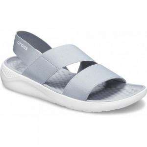 Crocs LiteRide™ Stretch Women Sandals Grey | AEDBRW842