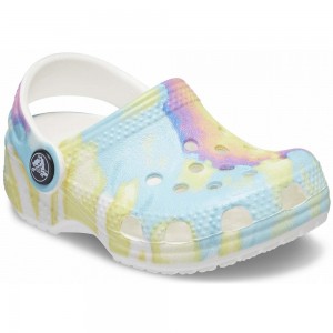 Crocs Littles™ Graphic Kids' Clogs White / Multicolor | IPRNXZ761