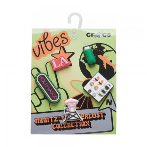 Crocs Los Angeles Wanderlust Collection 5 Pack Women Jibbitz Charms | QKPAGR982