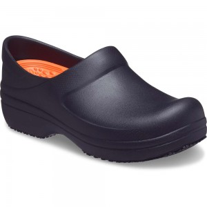Crocs Neria Pro II LiteRide™ Women Clogs Black | HJQWUC406