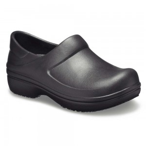 Crocs Neria Pro II Women Clogs Black | YAKMCU532