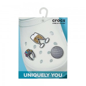 Crocs New Year 3 Pack Men Jibbitz Charms | ITXUYB602