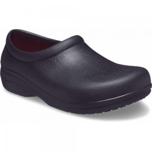 Crocs OnNew Zealand -TheNew Zealand -Clock LiteRide™ SlipNew Zealand -On Men Clogs Black | YGMBLT597