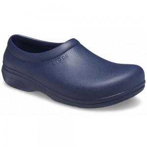 Crocs OnNew Zealand -TheNew Zealand -Clock Work SlipNew Zealand -On Men Clogs Navy | UTEQXA392