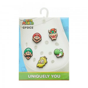 Crocs Super Mario 5New Zealand -Pack Kids' Jibbitz Charms | ASXUCF864
