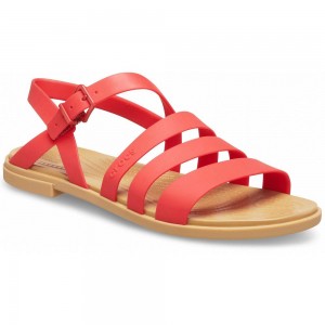 Crocs Tulum Women Sandals Red | GYKQVU436