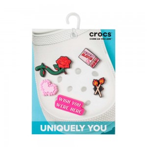 Crocs Valentines Girly 5 Pack Men Jibbitz Charms | QLDCTP268