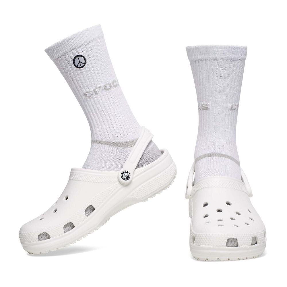 Crocs Adult Crew Graphic 3New Zealand -Pack Men Socks Multicolor | ESAPWH132