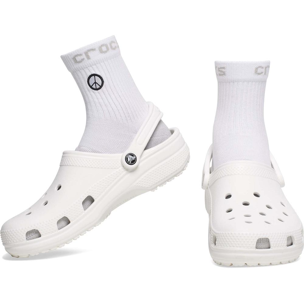 Crocs Adult Quarter Graphic 3New Zealand -Pack Women Socks Pink | OLHCPI365