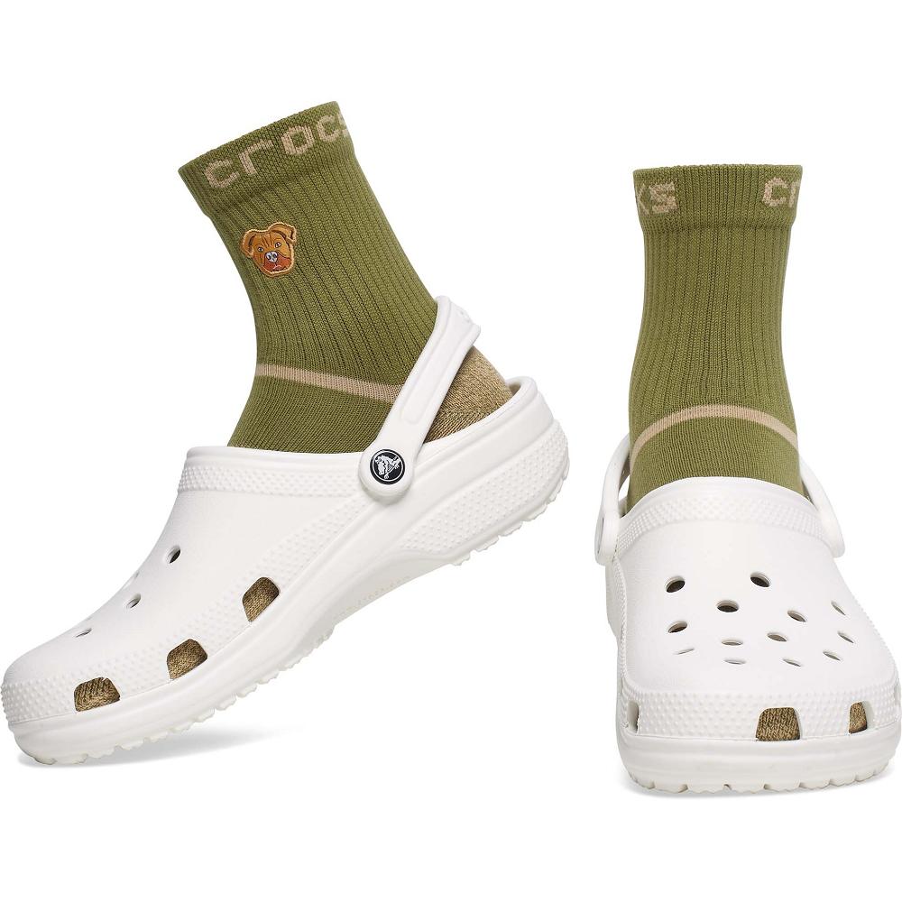 Crocs Adult Quarter Graphic 3New Zealand -Pack Women Socks Black | YWVUST435