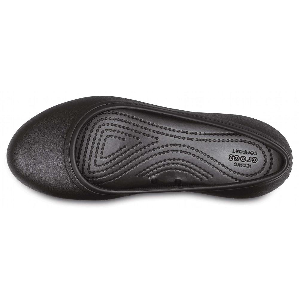 Crocs At Work™ Women Flat Shoes Black | CMZJPT326