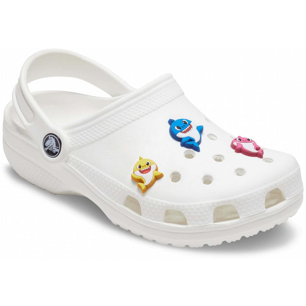 Crocs Baby Shark 3 Pack Kids' Jibbitz Charms | MVQLBC749