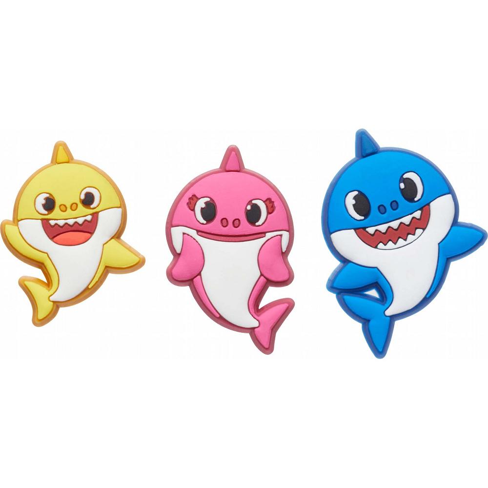 Crocs Baby Shark 3 Pack Kids' Jibbitz Charms | MVQLBC749