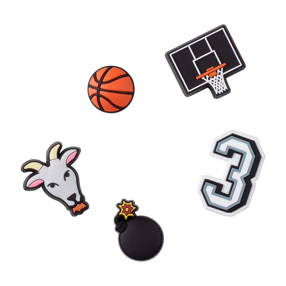 Crocs Basketball Star 5 Pack Men Jibbitz Charms | XOFEZY092
